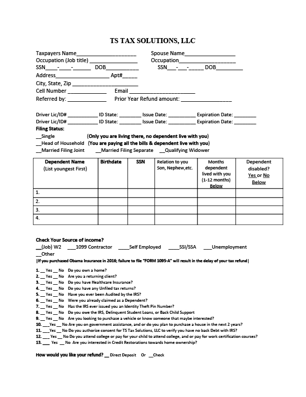 Lic data sheet form download